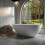Talavera Matt White Freestanding Stone Bath 1700mm 3