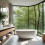 Girona Matt White Freestanding Stone Bath 1400mm 1