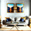 WWE Amara Glass Coffee Table With Gold Legs 2