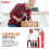 (Red) Hi-Spec 57pc 8V Electric Drill Set & Household Tool Kit 7