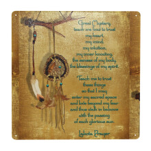 (Lakota Prayer Dream Catcher=9745) Metal Tin Sign 12x12" Wall Décor Cafe Bar Beer Pub Signs Christmas Gift