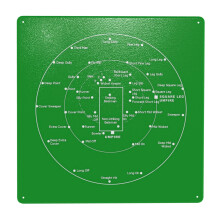 (CRICKET PITCH POSITIONS- Fielding Positions Diagram=421) Metal Tin Sign 12x12" Wall Décor Cafe Bar Beer Pub Signs Christmas Gift