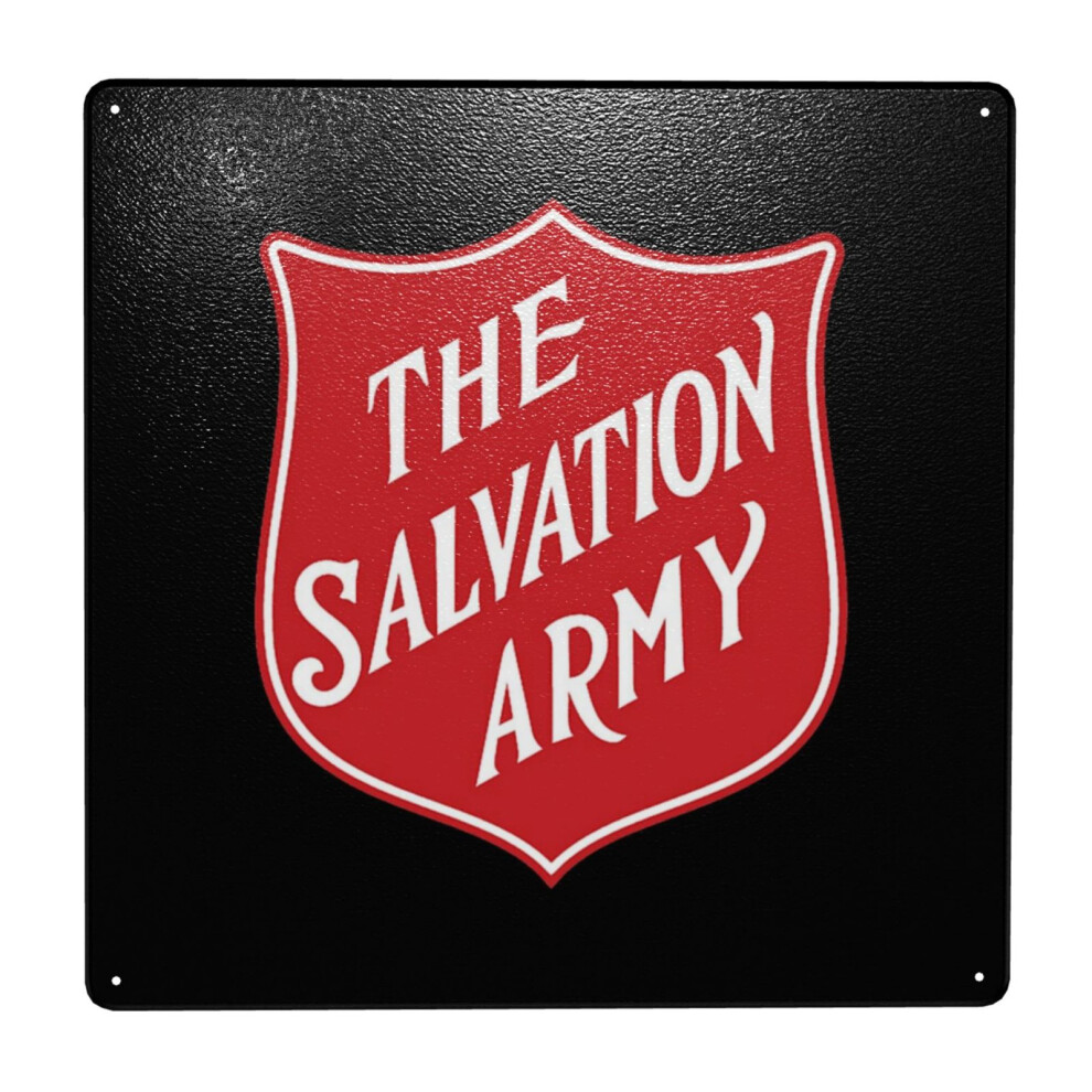 Whibos (The Salvation Army Logo =9258) Metal Tin Sign 12X12" Wall Décor Cafe Bar Beer Pub Signs Christmas Gift