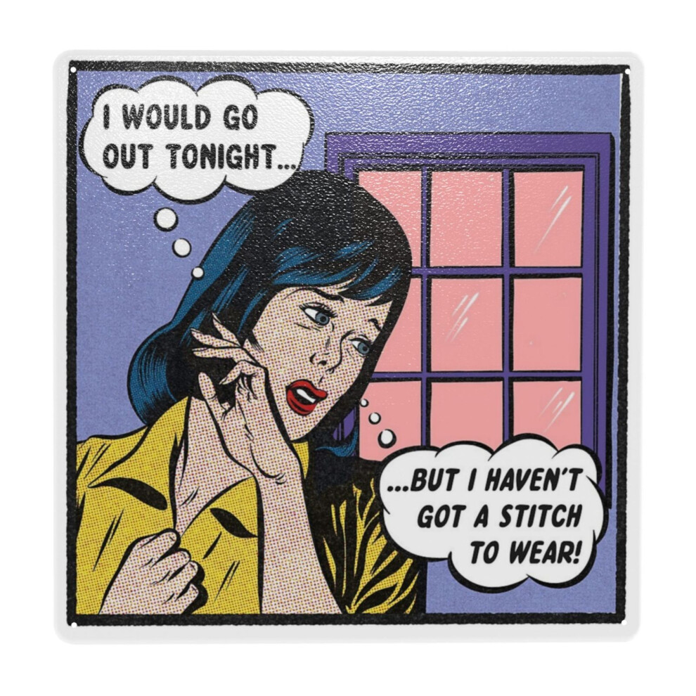 Whibos (Out Tonight=4421) Metal Tin Sign 12X12" Wall Décor Cafe Bar Beer Pub Signs Christmas Gift