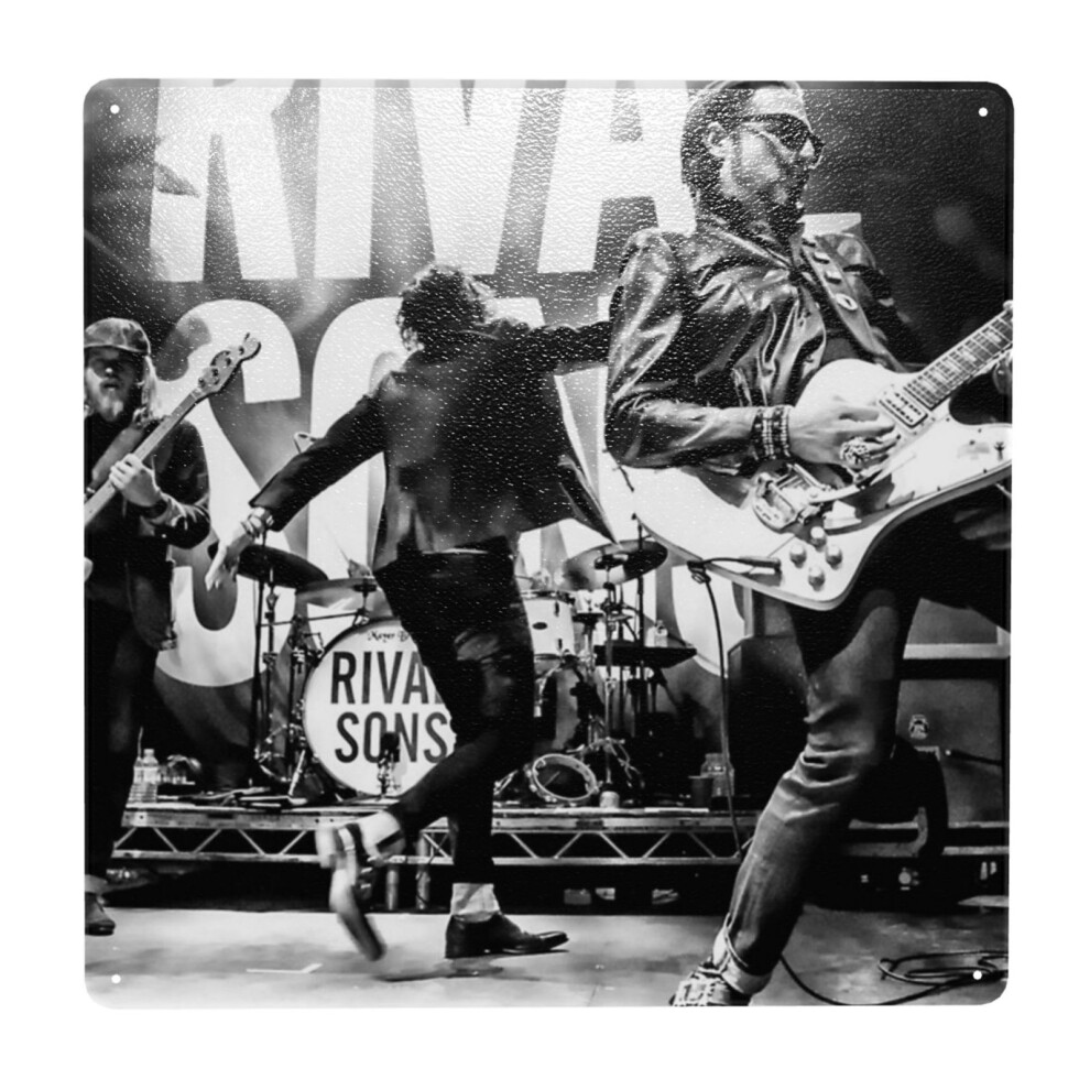 (Rival Sons Rockfest=9311) Metal Tin Sign 12x12" Wall Décor Cafe Bar Beer Pub Signs Christmas Gift