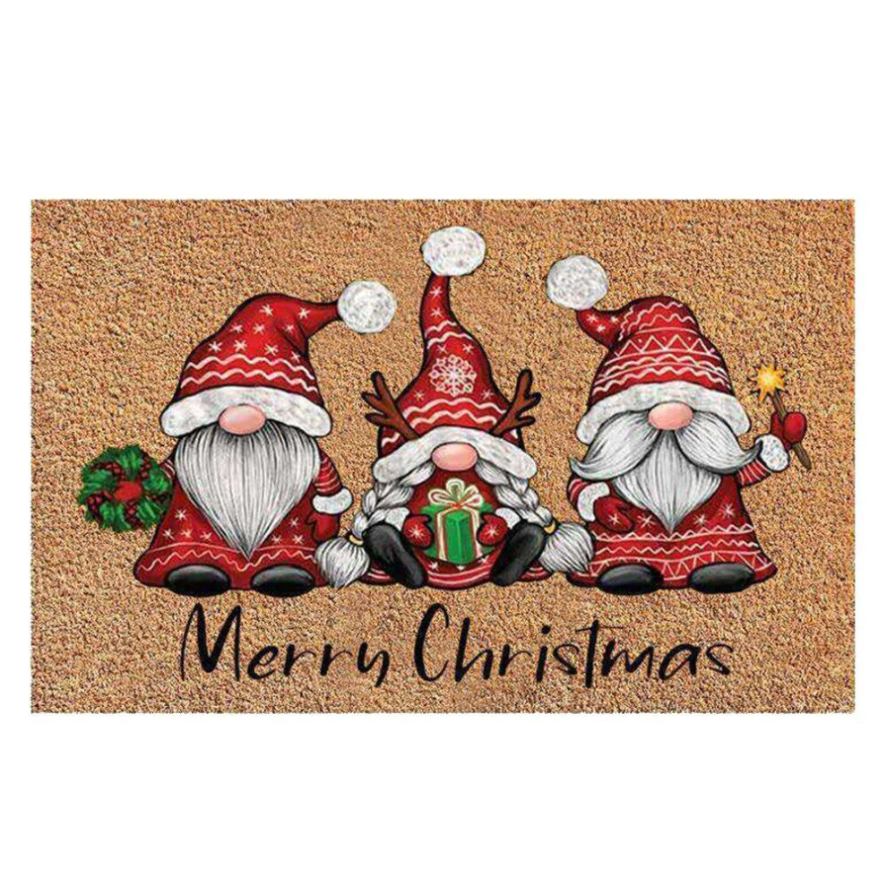 Merry Christmas Door Mat Floor Rug Xmas Home Decoration Carpet