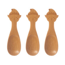Set of 3 Eco Friendly Bamboo Elf Spoons