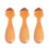 Set of 3 Eco Friendly Bamboo Santa Spoons 2