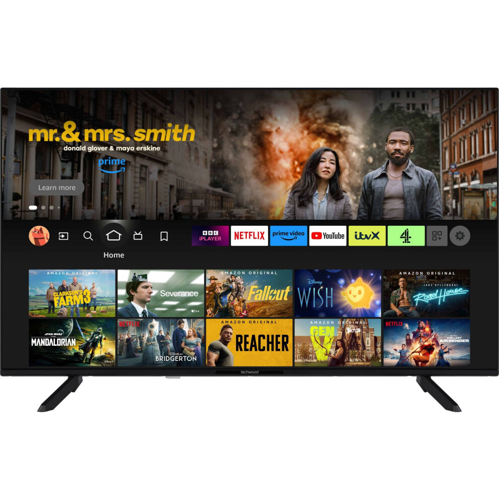 Techwood AO11UHDF 50" 4K Ultra HD Smart Fire TV [2024] - 50AO11UHDF