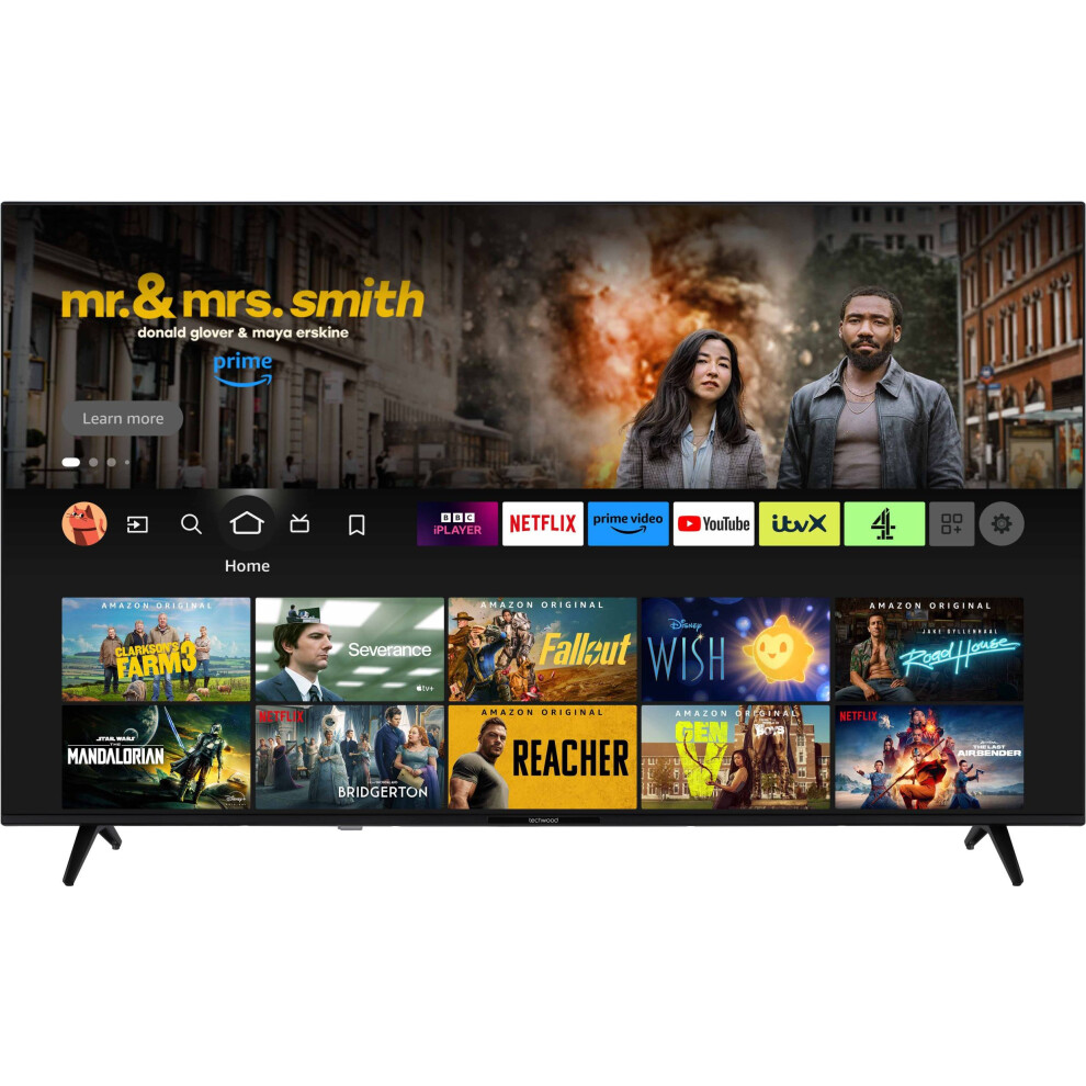 Techwood AO11UHDF 65" 4K Ultra HD Smart Fire TV [2024] - 65AO11UHDF