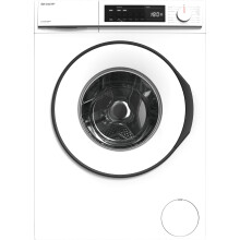 Sharp ES-NFB814BWNA-EN 8kg Washing Machine - 1400 rpm Spin - EcoLogic & Allergy Smart - White - A Rated