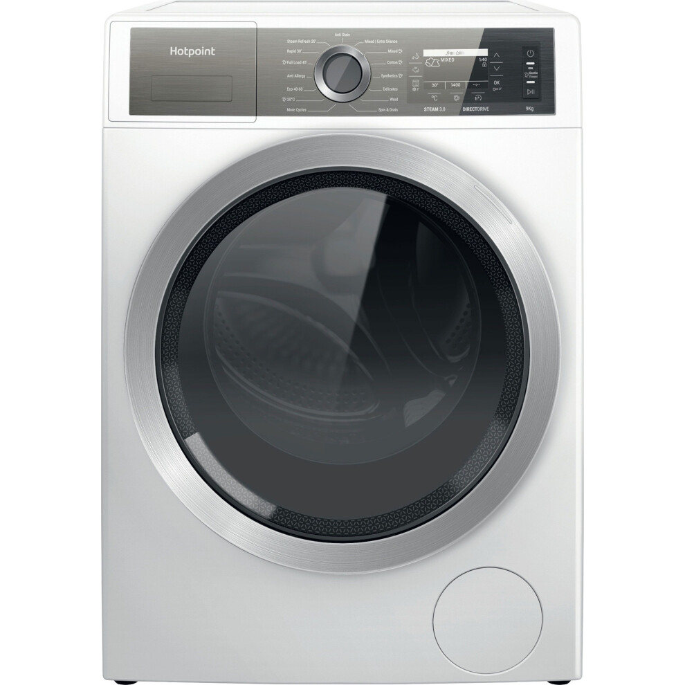 Hotpoint GentlePower H7 99 GPOWER UK 9kg Washing Machine With 1400 Rpm - White - A Rated