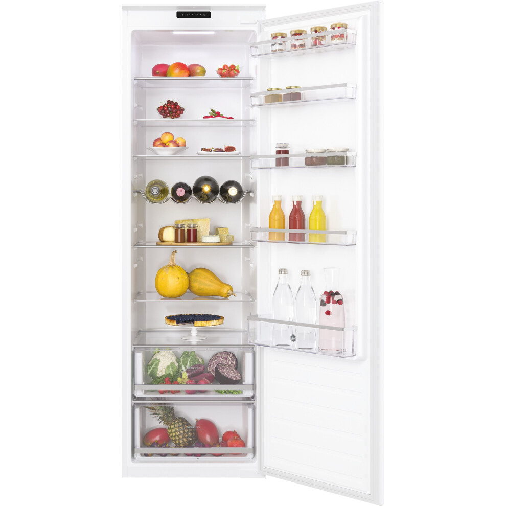 Hoover HOMS518EWK Integrated Upright Fridge - Sliding Door Fixing Kit - White - E Rated