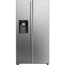 Haier SBS 90 Series 7 American Fridge Freezer - Stainless Steel, C Rated; 33-Bag Capacity, Total No Frost, Super Cool, hOn app