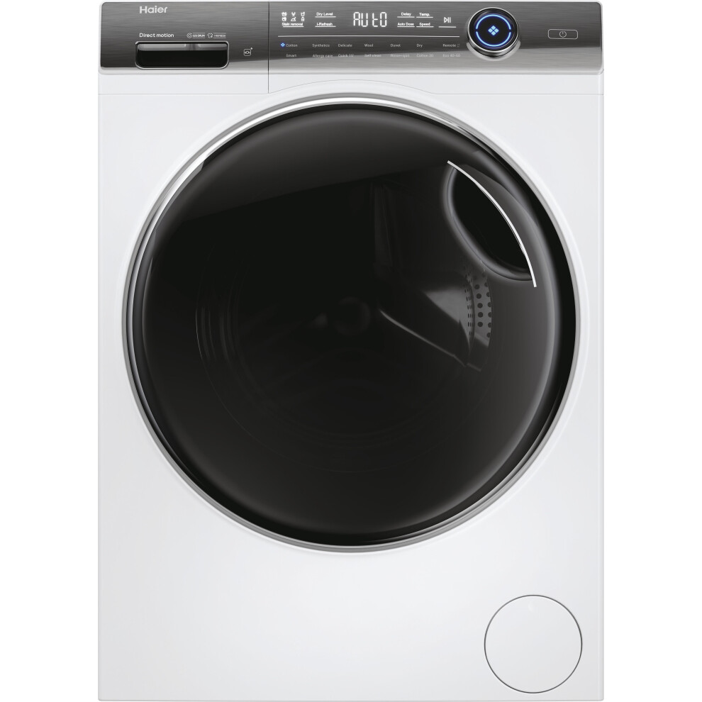 Haier 10Kg / 6Kg Washer Dryer - White - D Rated