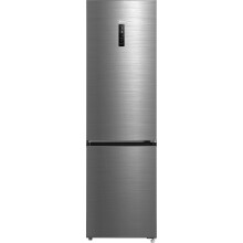 Midea 70/30 Total No Frost Fridge Freezer - Inox - C Rated