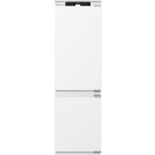 Fridgemaster Integrated 60/40 Total No Frost Fridge Freezer with Sliding Door Fixing Kit - White - E Rated