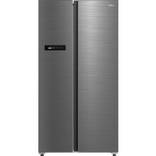Midea American Fridge Freezer - Inox - C Rated