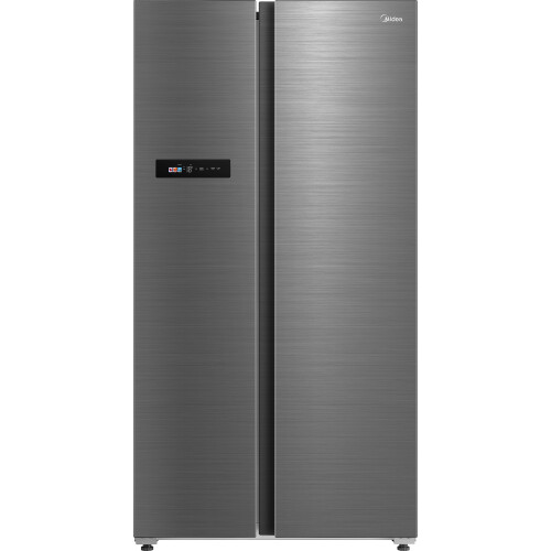 Midea American Fridge Freezer - Inox - C Rated