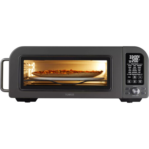 Tower Tower T17141 Pizza Maker Grey / Chrome