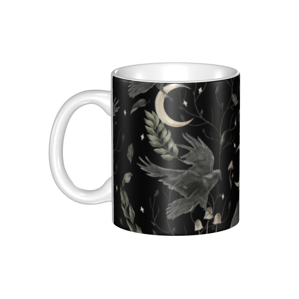 DIY Halloween Spooky Ghost Ceramic Mugs Custom Occult Witch Coffee Cup
