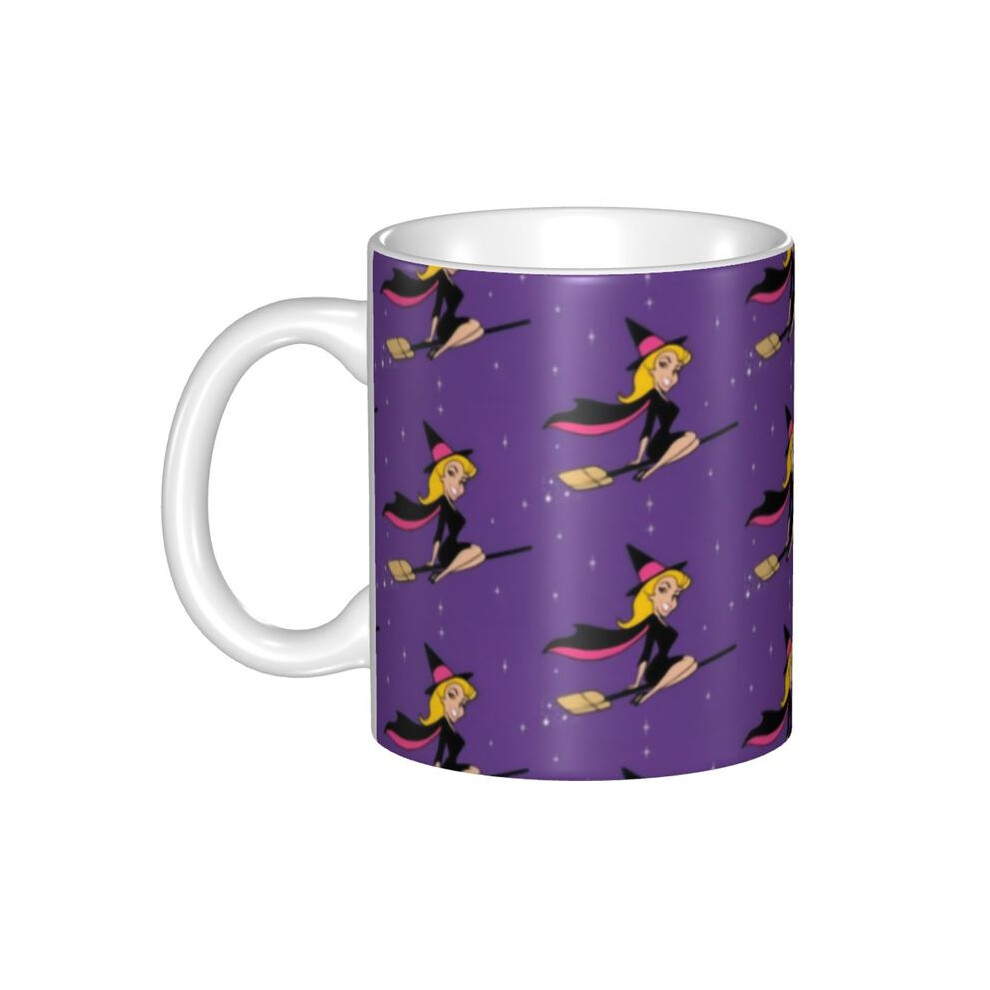 DIY Halloween Spooky Ghost Ceramic Mugs Custom Occult Witch Coffee Cup