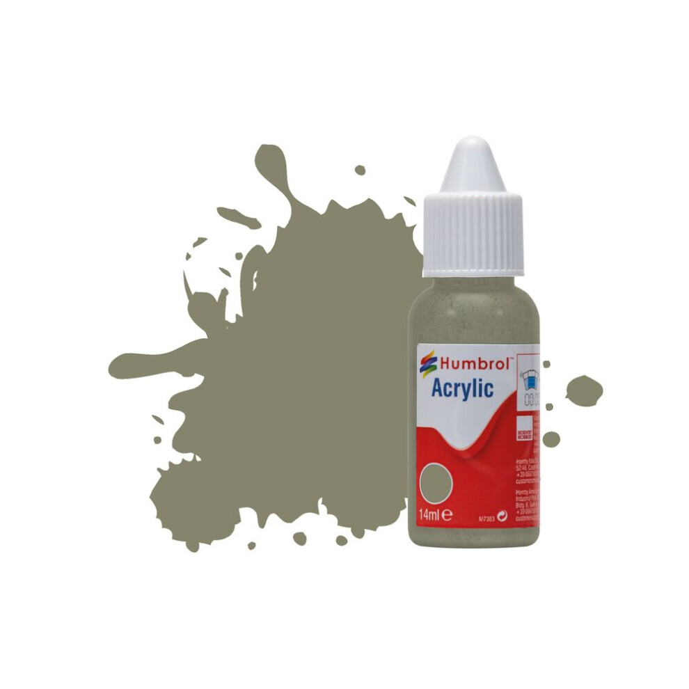 Humbrol No.240 Rlm 02 Grau Matt Acrylic Paint 14Ml Db0240