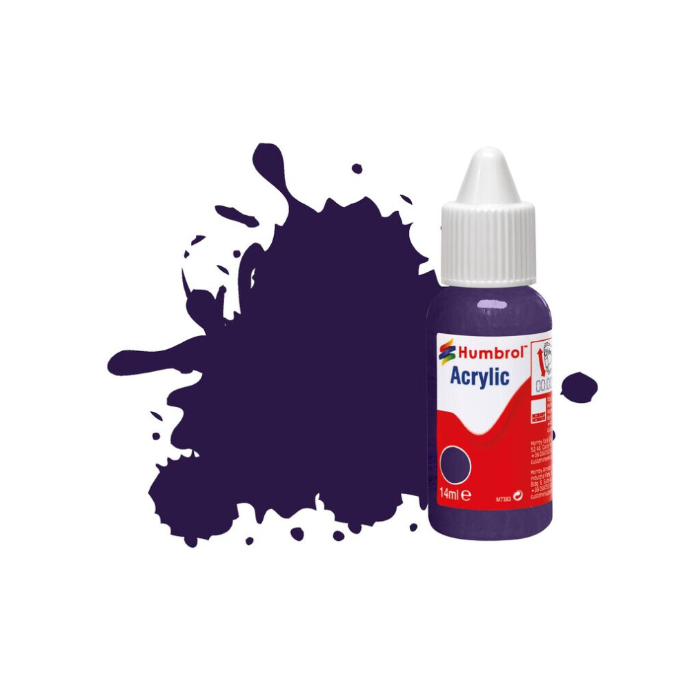 Humbrol No.68 Purple - Gloss Acrylic Paint 14ml DB0068