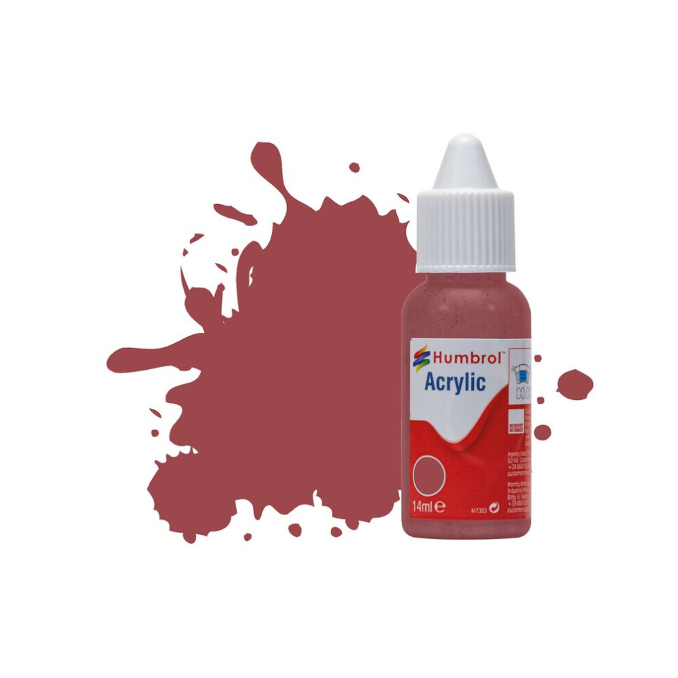 Humbrol No.73 Wine Matt Acrylic Paint 14ml DB0073