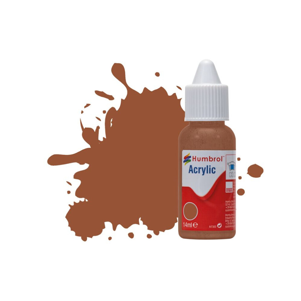 Humbrol No.70 Brick Red Matt Acrylic Paint 14ml DB0070