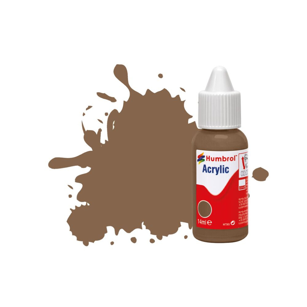 Humbrol No.29 Dark Earth - Matt Acrylic Paint 14ml DB0029