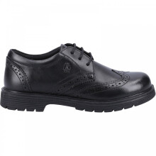 SALLY SENIOR | Black | Girl's Lace Up School Shoes