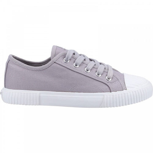 Hush Puppies (8 (Adults')) Brooke | Grey | Womens Canvas Trainers