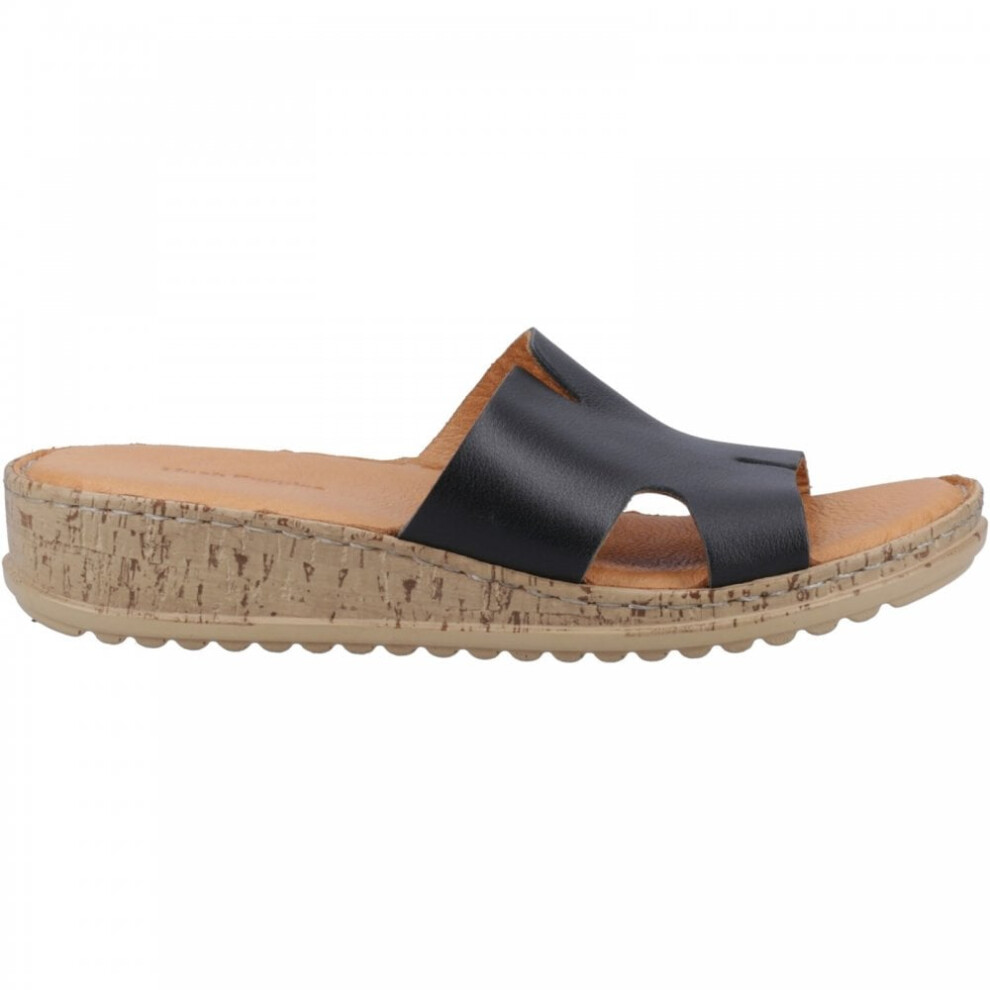 (5 (Adults')) Eloise | Black | Womens Mule Sandals
