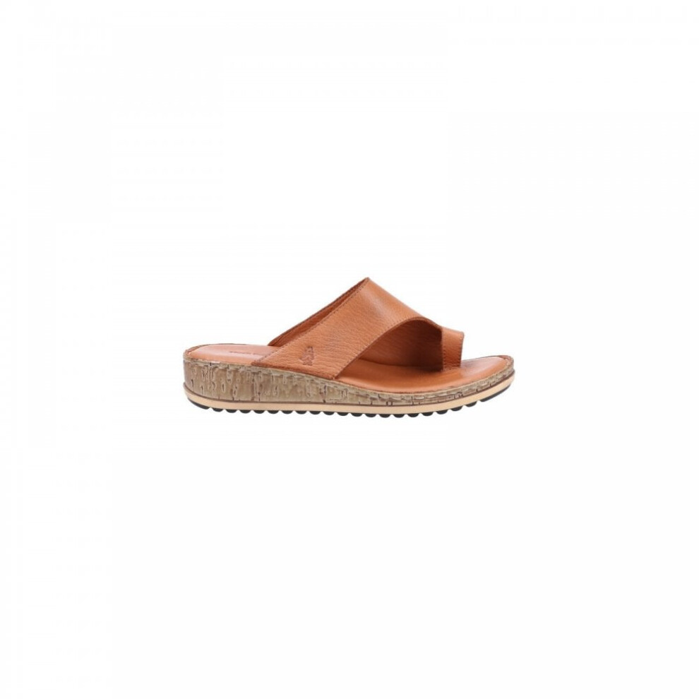 (5 (Adults')) Elissa | Tan | Womens Toe-Post Sandals