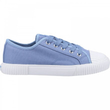 (7 (Adults')) Brooke | Blue | Womens Canvas Trainers