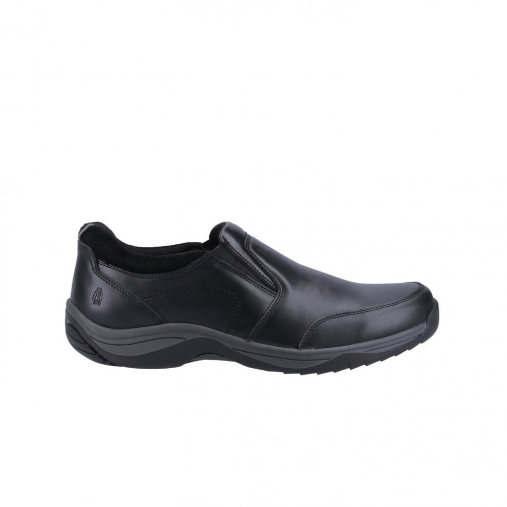(7 (Adults')) Donald | Black | Mens Slip On Shoes