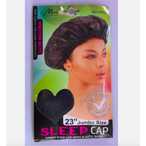 (MURRY M2238BLK	) CAP, Dome, Bonnet, Sleeping Cap Hair Net, Wrap