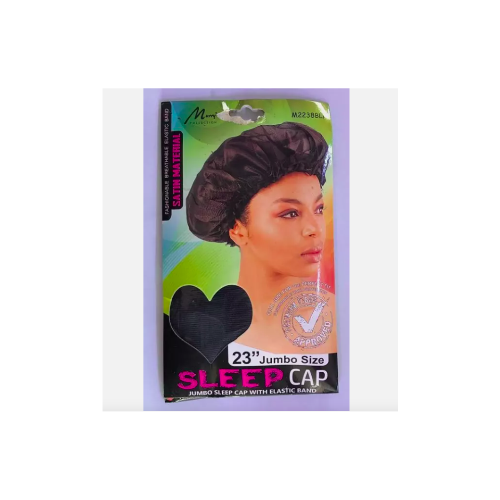 Magic And Murry Collection (Murry M2238blk ) Cap, Dome, Bonnet, Sleeping Cap Hair Net, Wrap