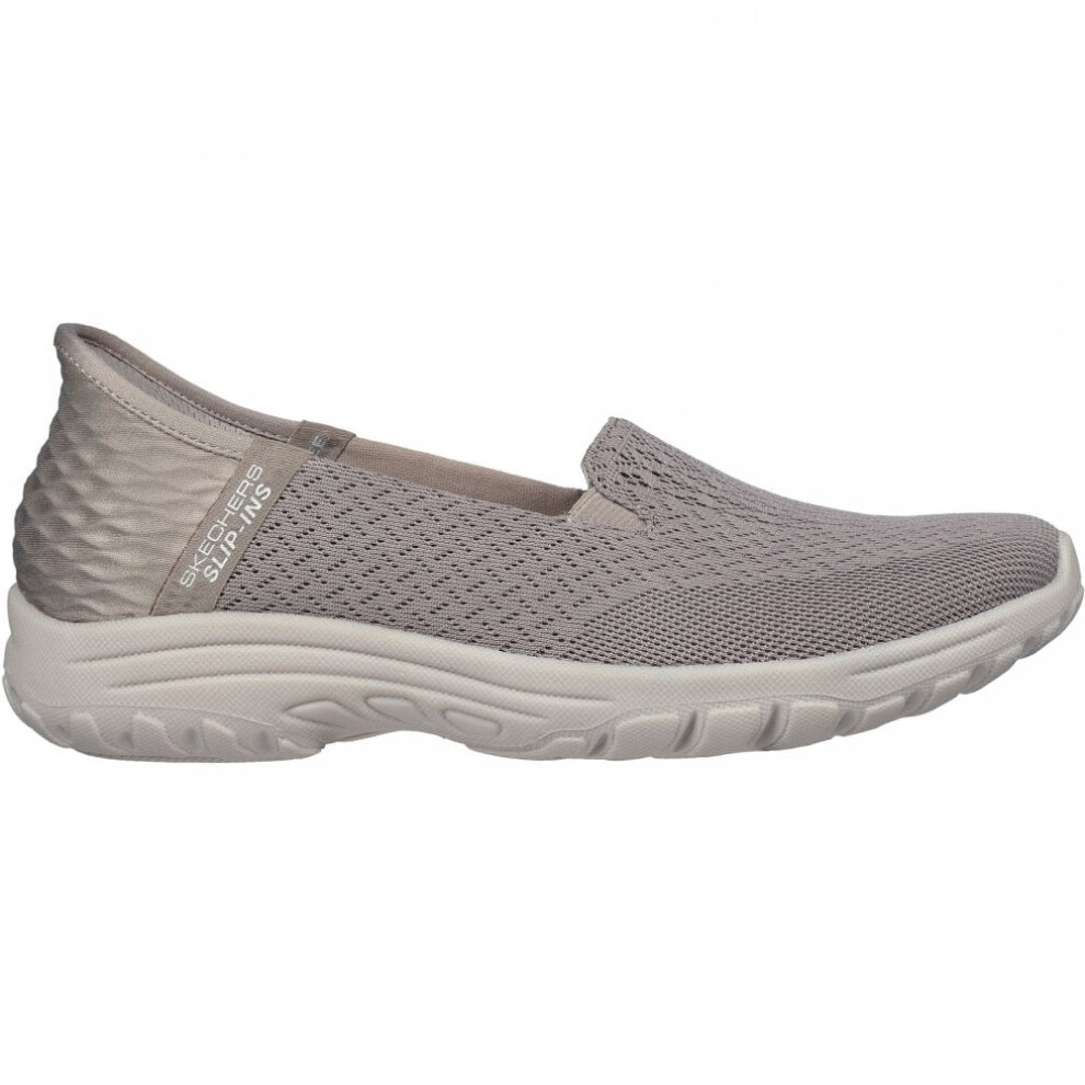 (4 (Adults')) Reggae Fest 2.0 - Guiding | Taupe | Womens Slip Ins Ballet Pump Shoes