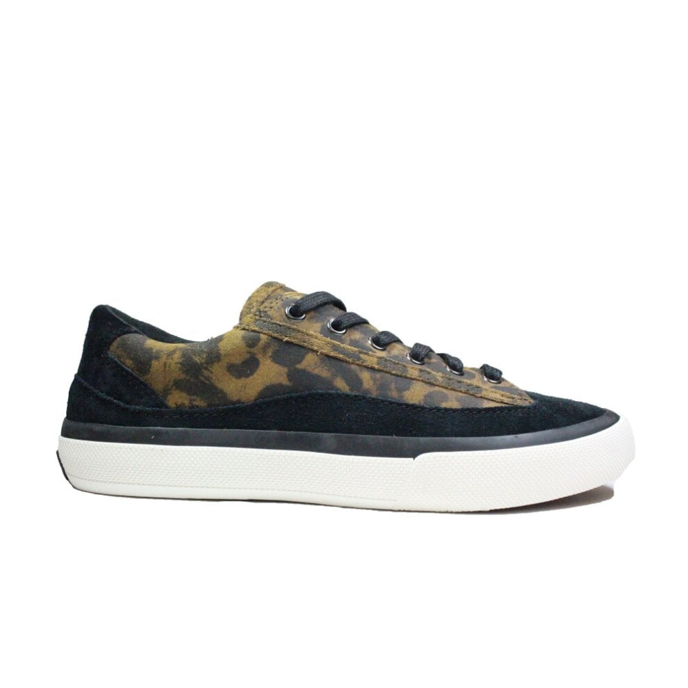 (4.5 (Adults')) Aceley Lace | Leopard Suede | Womens Trainers