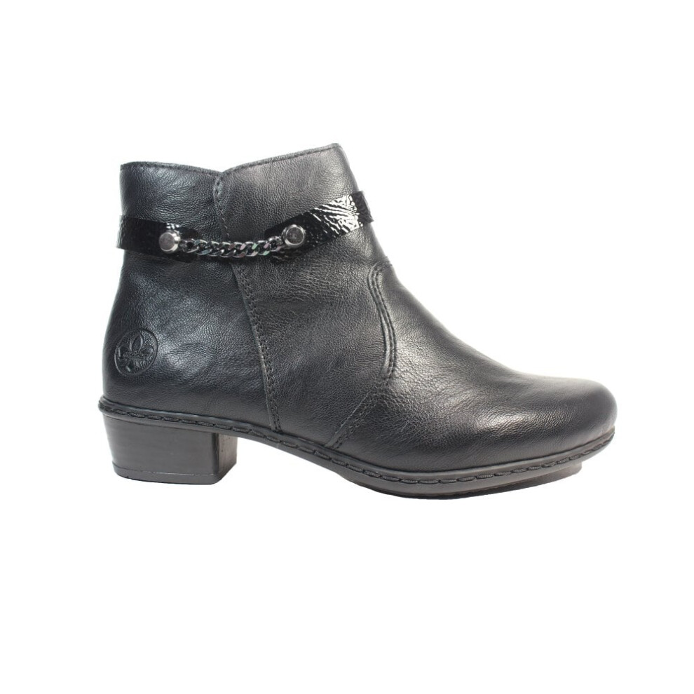 (8 (Adults')) Y0783-00 | Fabiola | Black | Women's Ankle Boots