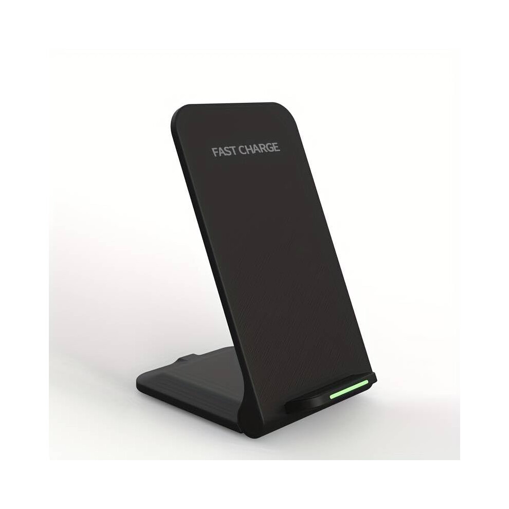 Chronus Wireless Charger Stand, 15W Wireless Charger Stand Qi Certified, Mobile Phone Charging Stand For Iphone 15 -11, Samsung Galaxy(Black) Black 6976918019431