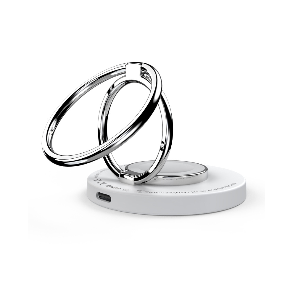 Chronus 3 In 1 Magsafe Charger, Wireless Charger, Dual Ring, Iwatch, Airpods, 15W Output, Double-Sided Charging, Stand Function, Iphone 6976918019721
