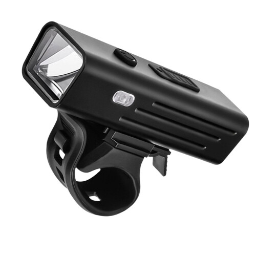 Smart Light Sensing Riding Light - Waterproof Front Light, 4 Light Modes, USB Rechargeable Light for Night Riding(Black)