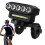 Super Bright LED biike Light | Waterproof Light Set with Quick-Release, USB Rechargeable Headlight(Black) 4