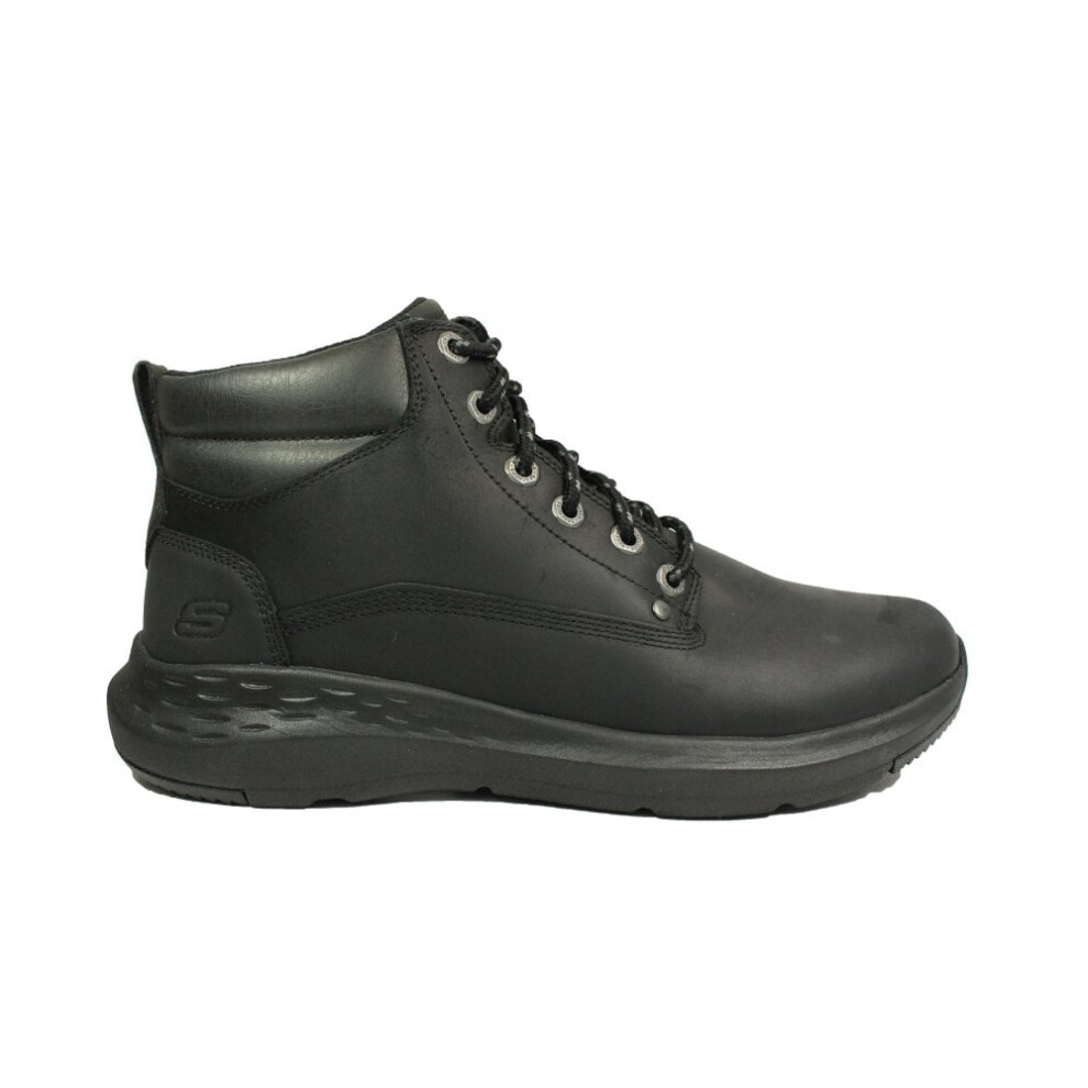 (9 (Adults')) Relaxed Fit: Parson - Ederic | Black Leather | Men's Ankle Boots