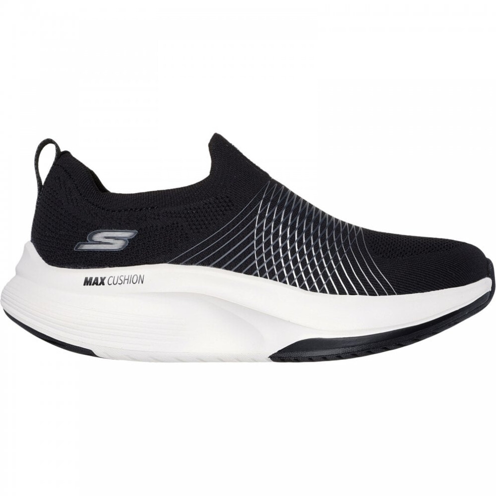 Skechers (5 (Adults')) Go Walk Max Walker - Sally | Black/White | Women's Classic Comfort Trainers