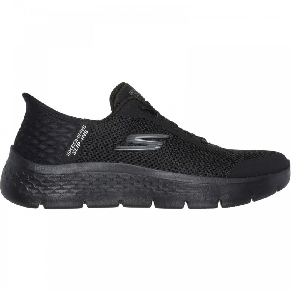 Skechers (6 (Adults')) Go Walk Flex - Grand Entry | Black | Women's Comfy Hands Free Slip-In Trainers