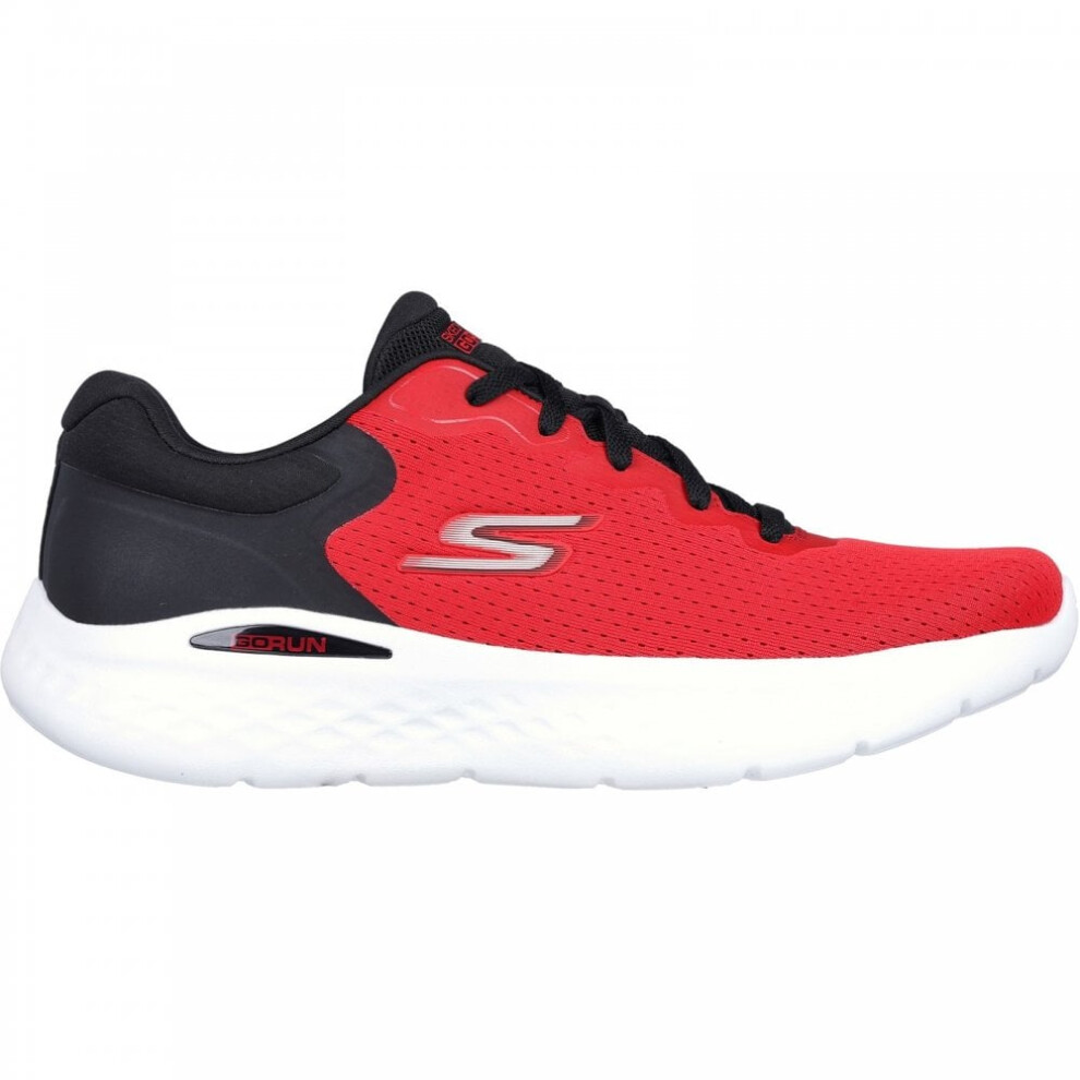 Skechers Engineered Mesh Lace Up W Molded He Low-Top Trainers Mens - Red